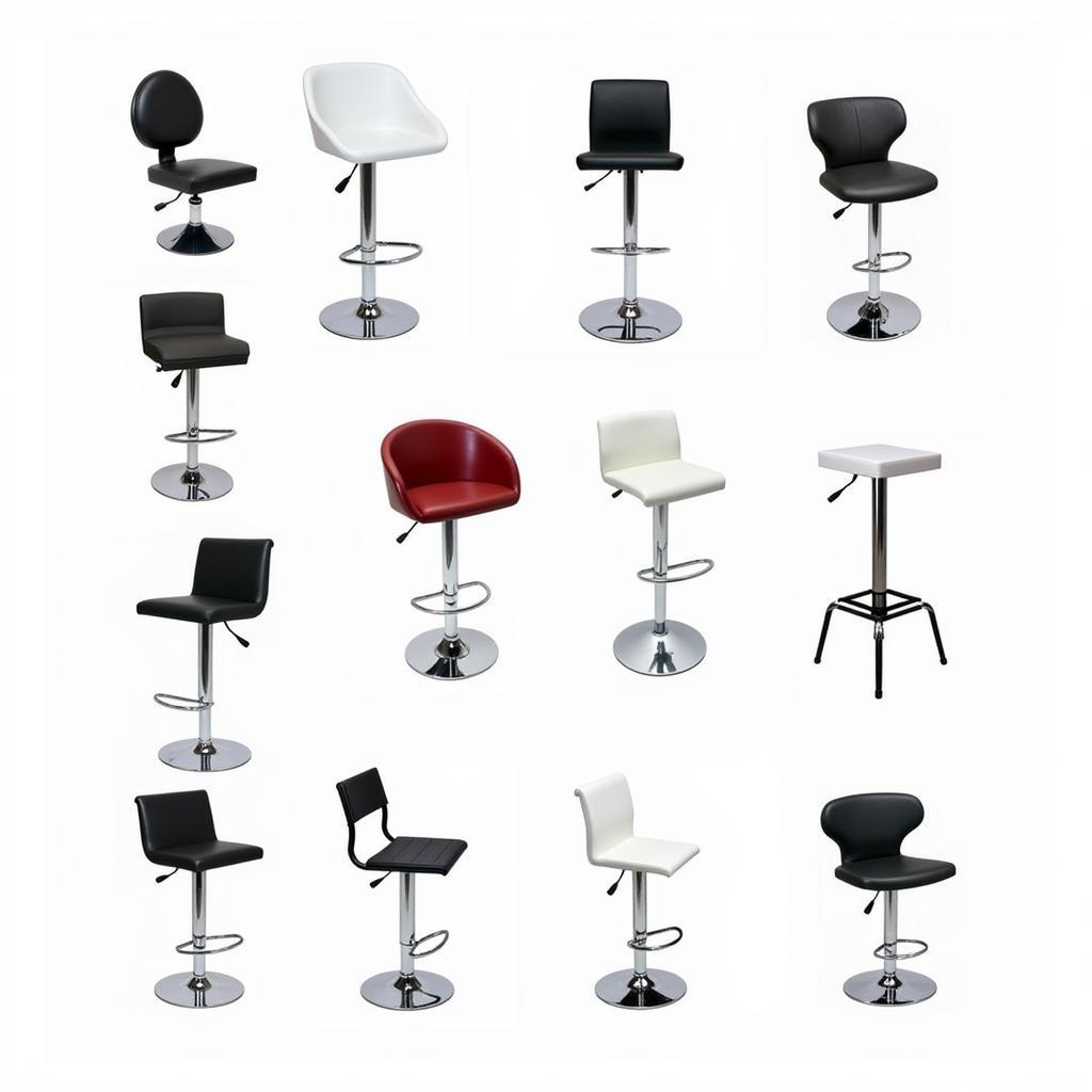 Different motorcycle bar stool designs