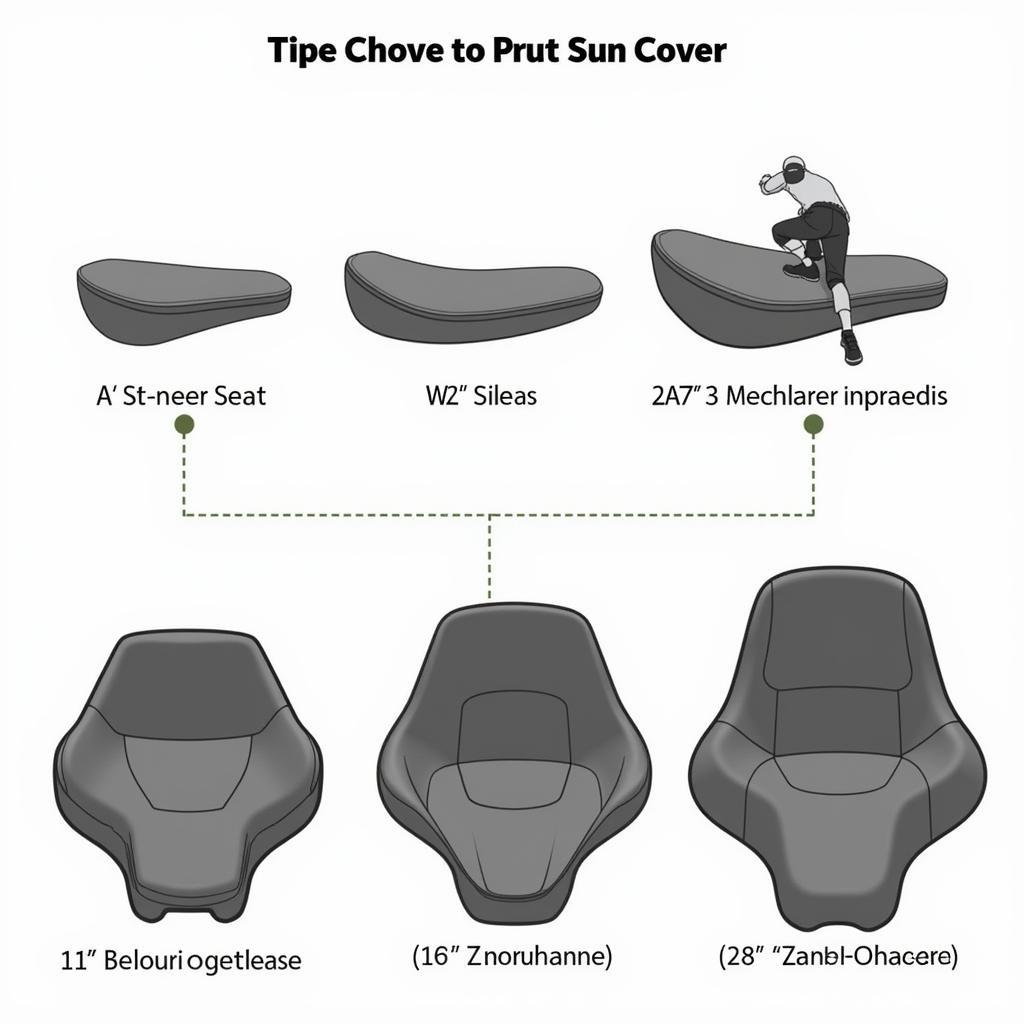 Various Motorcycle Seat Sizes and Fits for Sun Covers