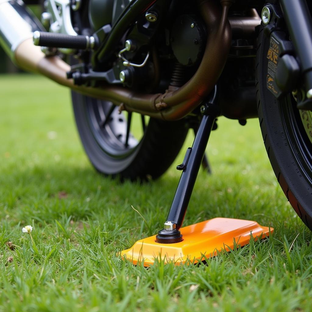 Motorcycle Side Stand Plate: Enhancing Stability and Style