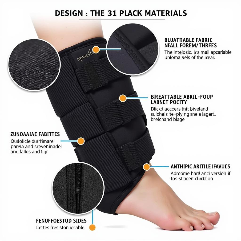 Mueller B-101 Ankle Brace Features