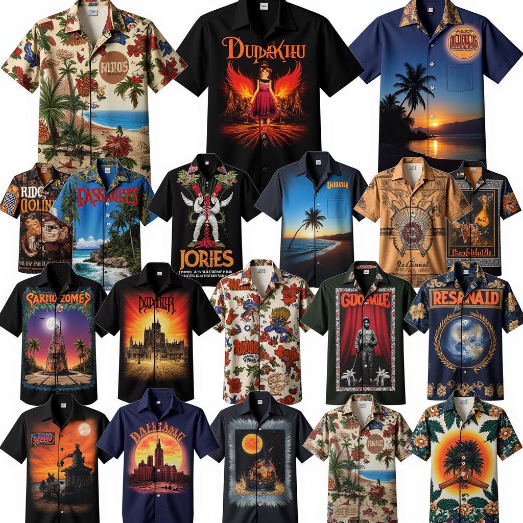 Music Hawaiian Shirts: A Variety of Styles and Designs