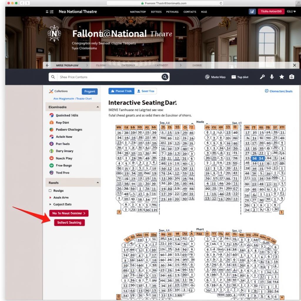 National Theater Washington DC Interactive Seating Chart