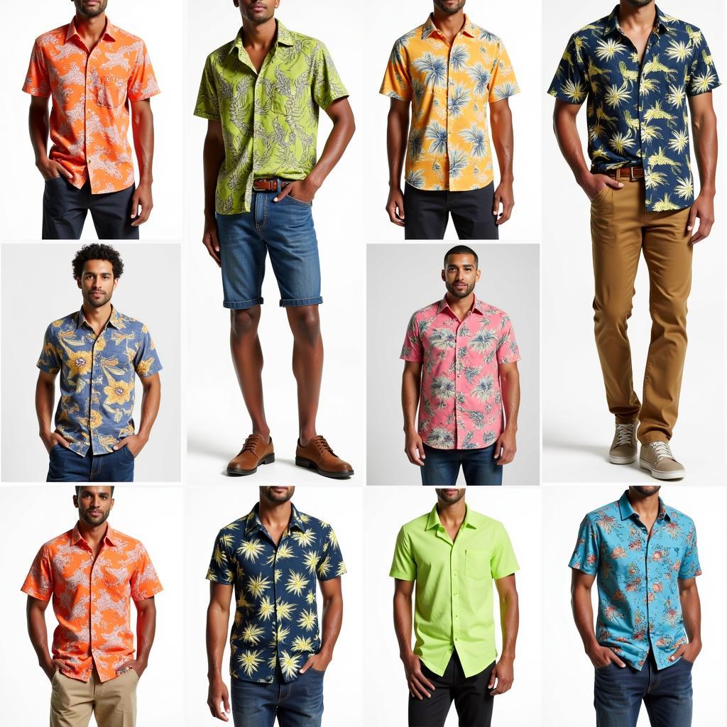 Men's Neon Hawaiian Shirt Outfit Inspiration