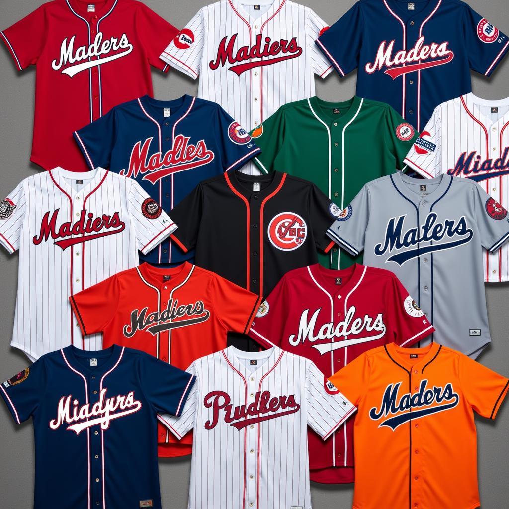 A Collection of New Era Baseball Jerseys