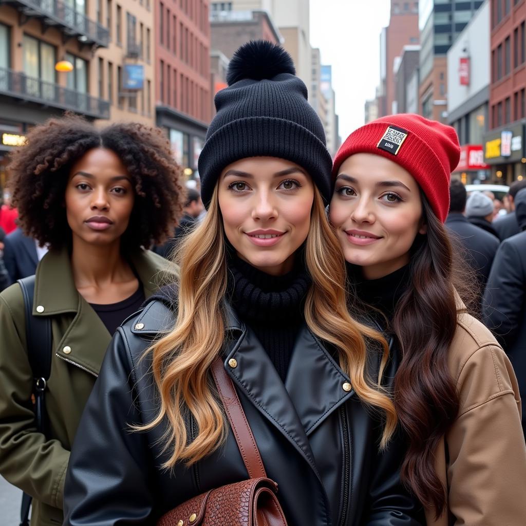 New York Beanie Hat Street Style