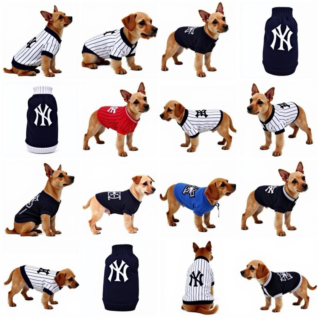 Different Styles of New York Yankees Dog Sweaters