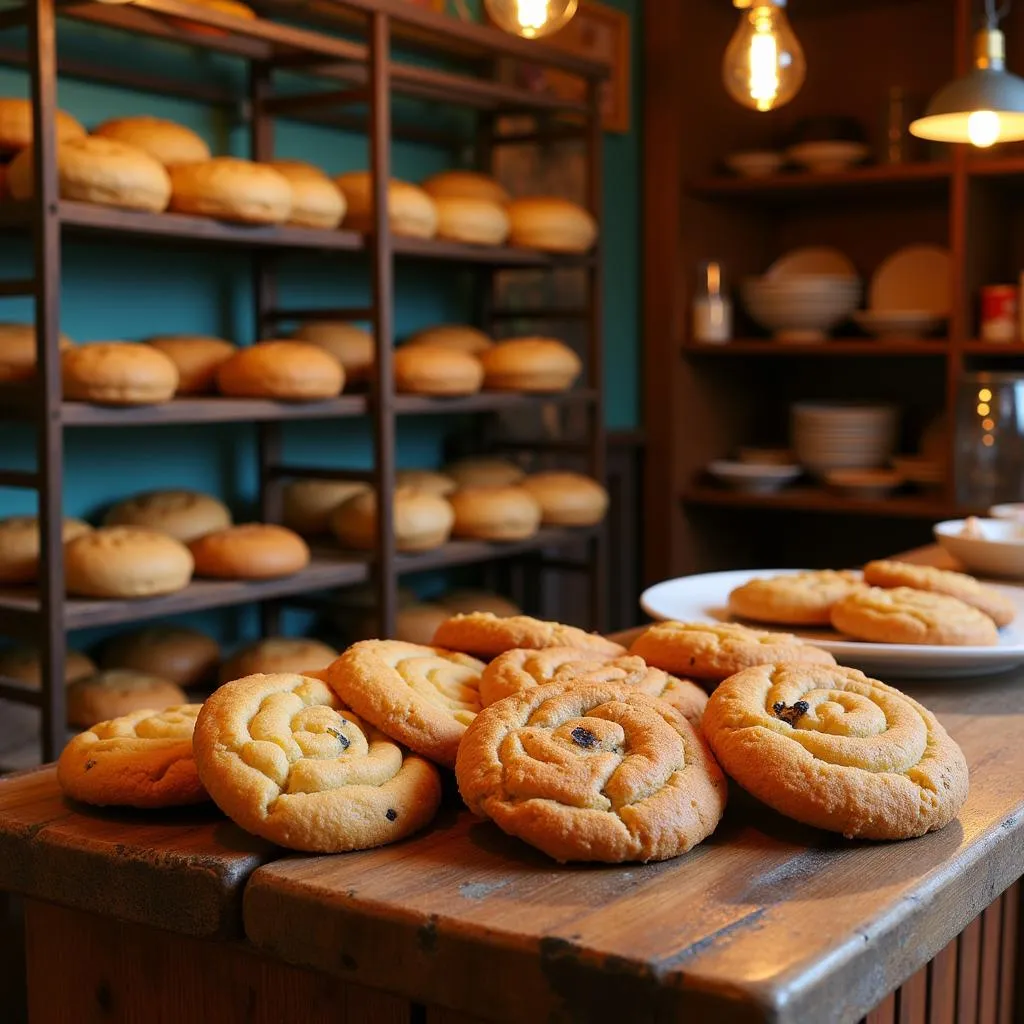 Nicaraguan bakery showcasing traditional cookies