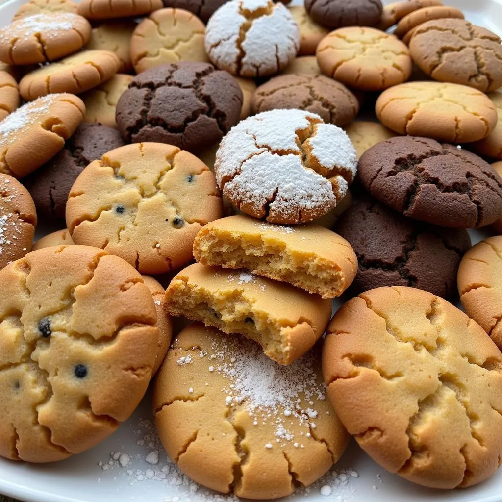 Assortment of Nicaraguan cookies