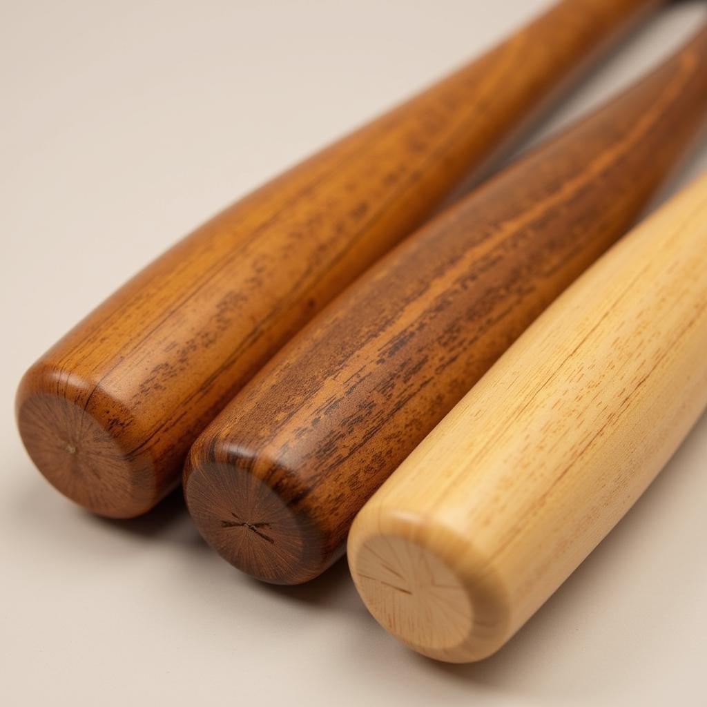 Different Types of No Knob Wood Bats