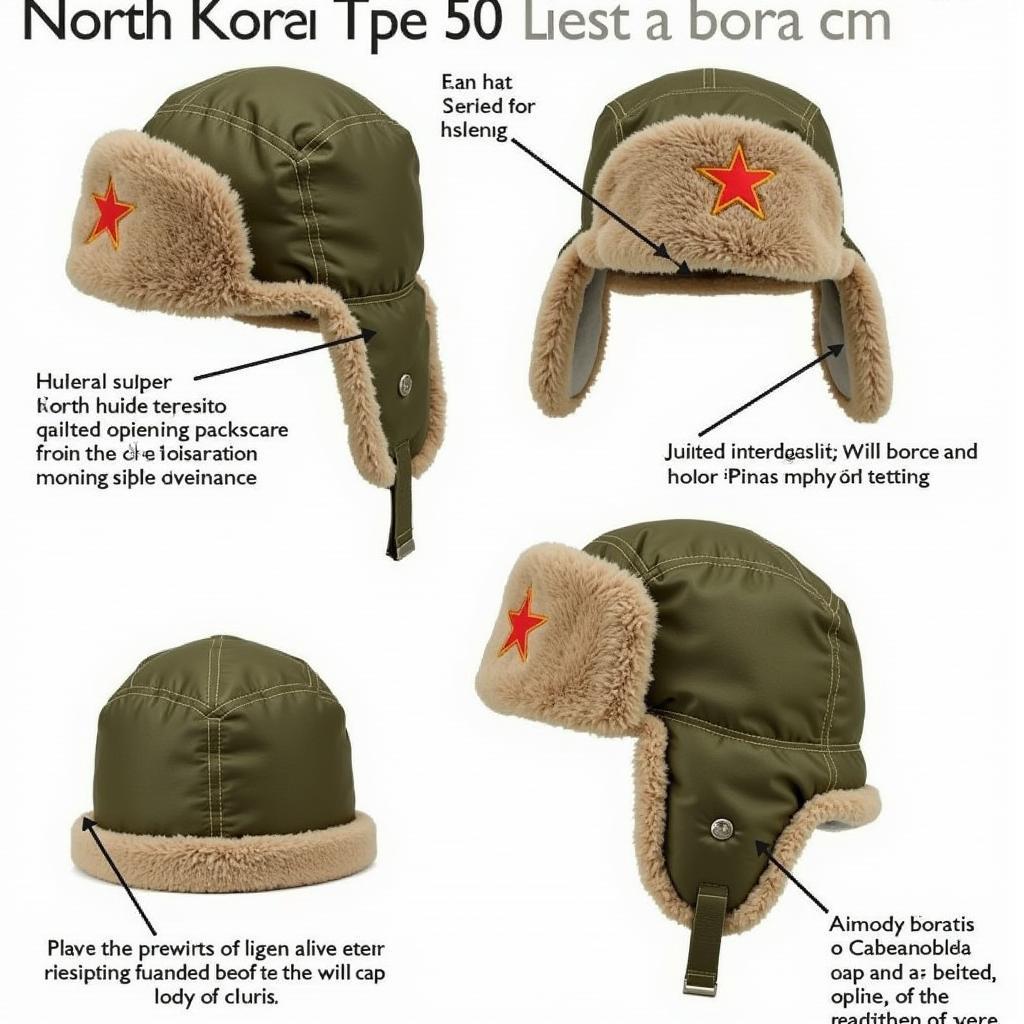 North Korean Type 50 Winter Cap