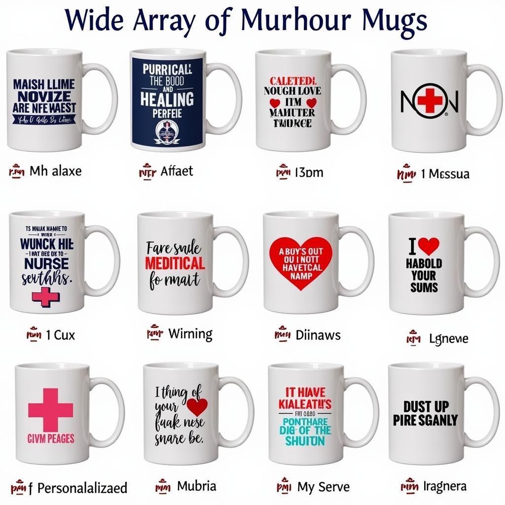 Variety of Nurses Mugs