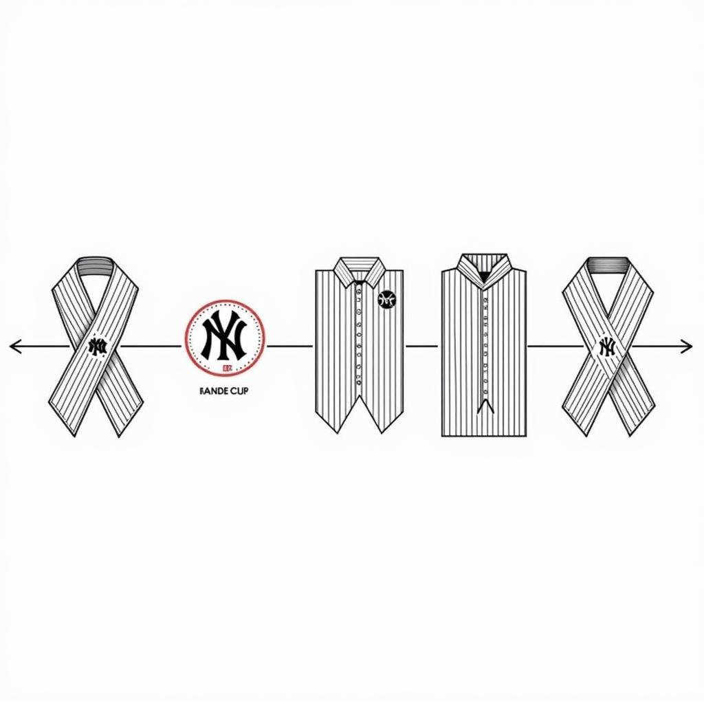 Evolution of the NY Yankees Ribbon