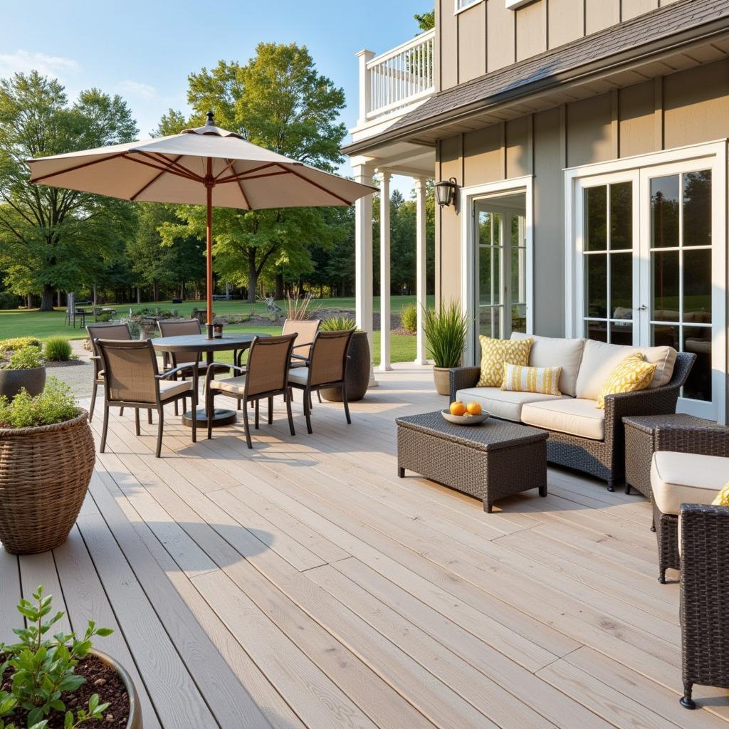 Outdoor Patio with Omni Deck Flooring