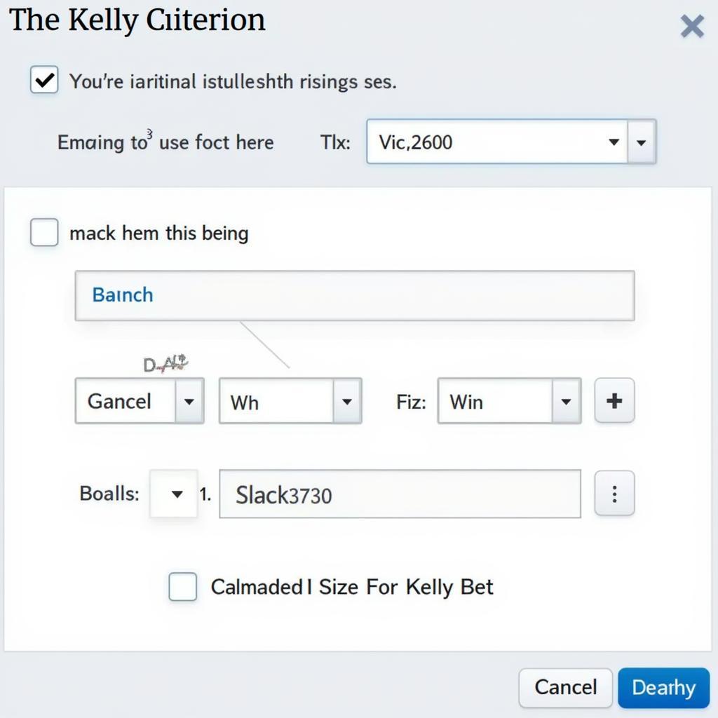 Online Kelly Criterion Calculator Screenshot