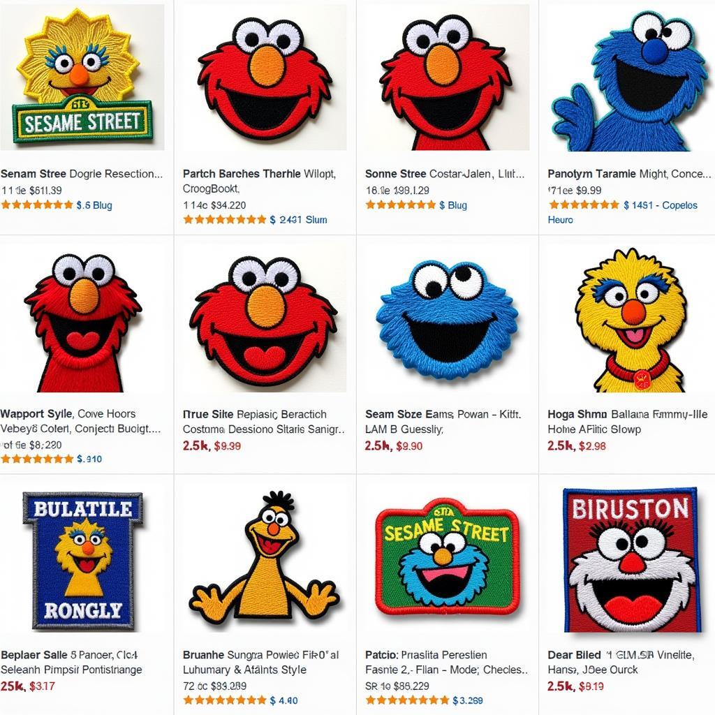 Online Shops Selling Sesame Street Patches