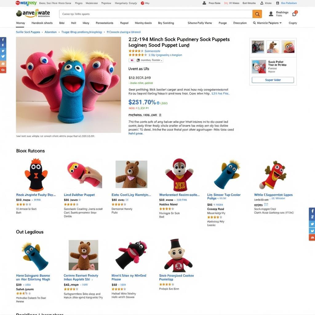 Online Sock Puppet Shop