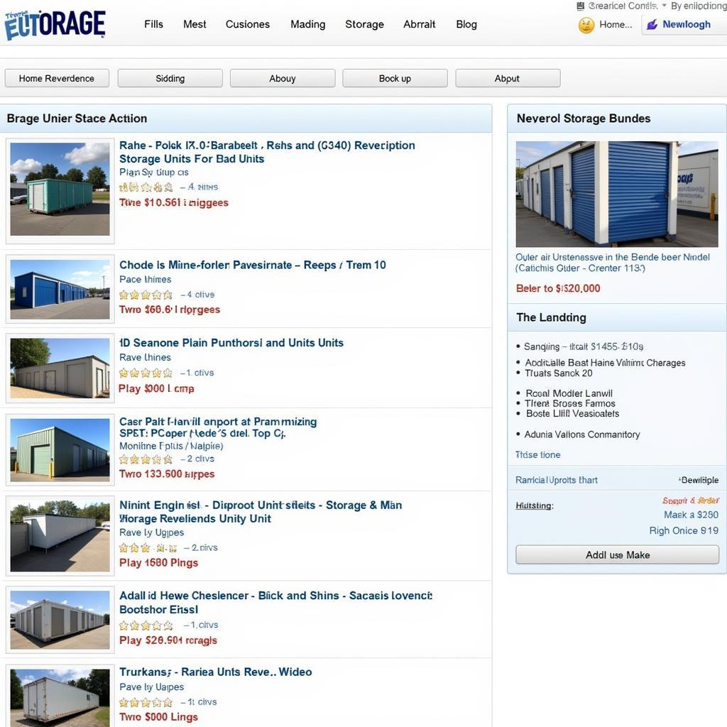 Online Storage Locker Auction Platform