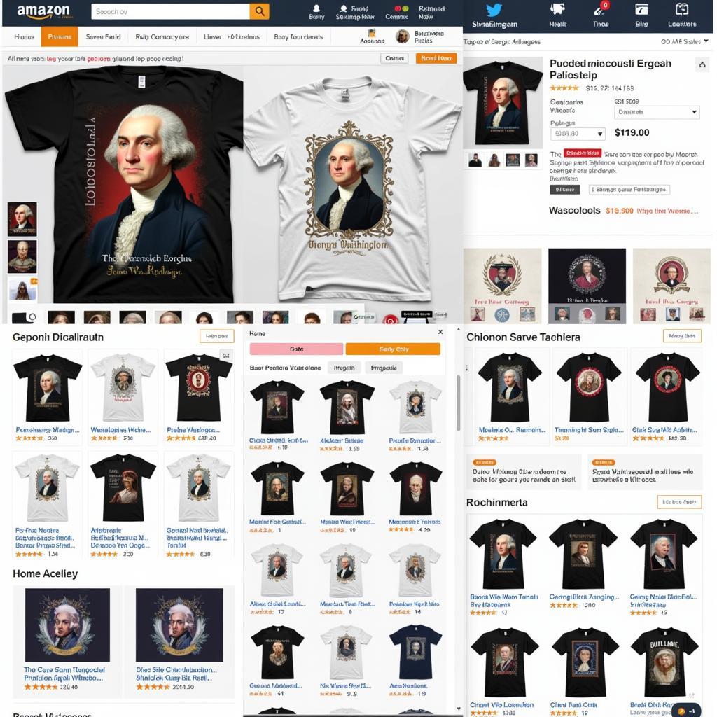 Online Stores Selling George Washington Tees