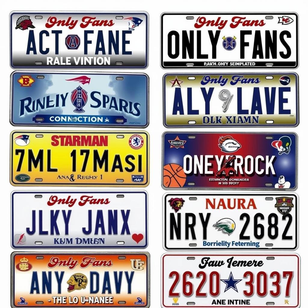 Show Your True Colors With An Only Fans License Plate