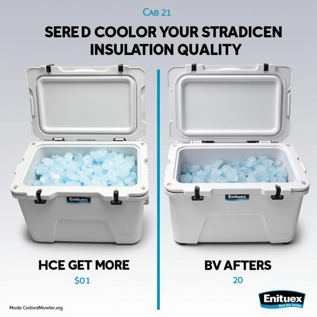 Open Cooler Ice Retention Test