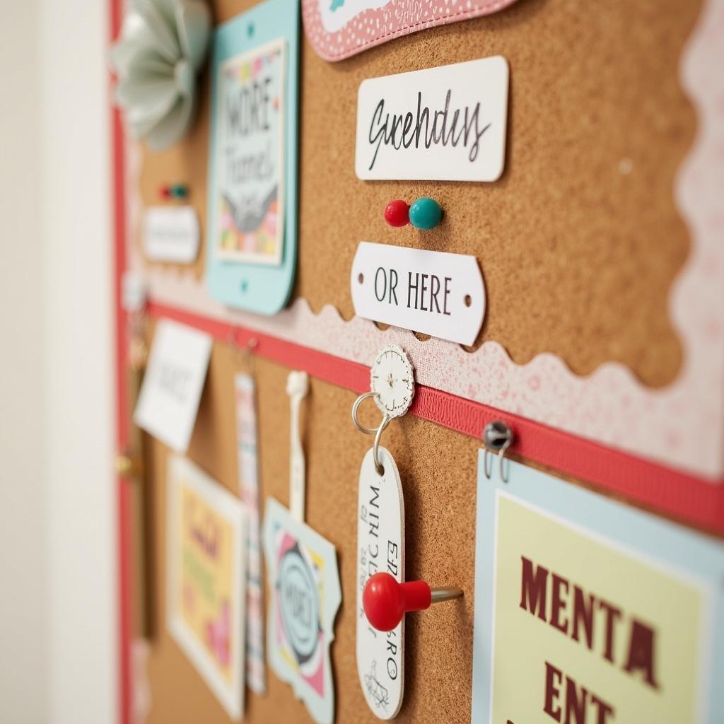 Tips for Organizing Information on a Cork Board