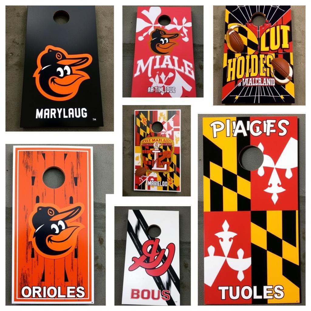 Orioles Cornhole Board Designs