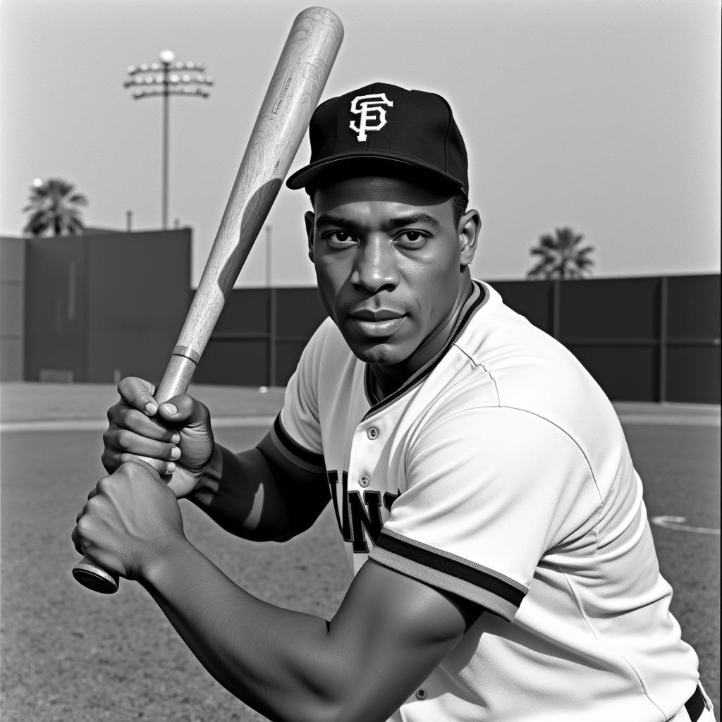 Orlando Cepeda swinging a bat