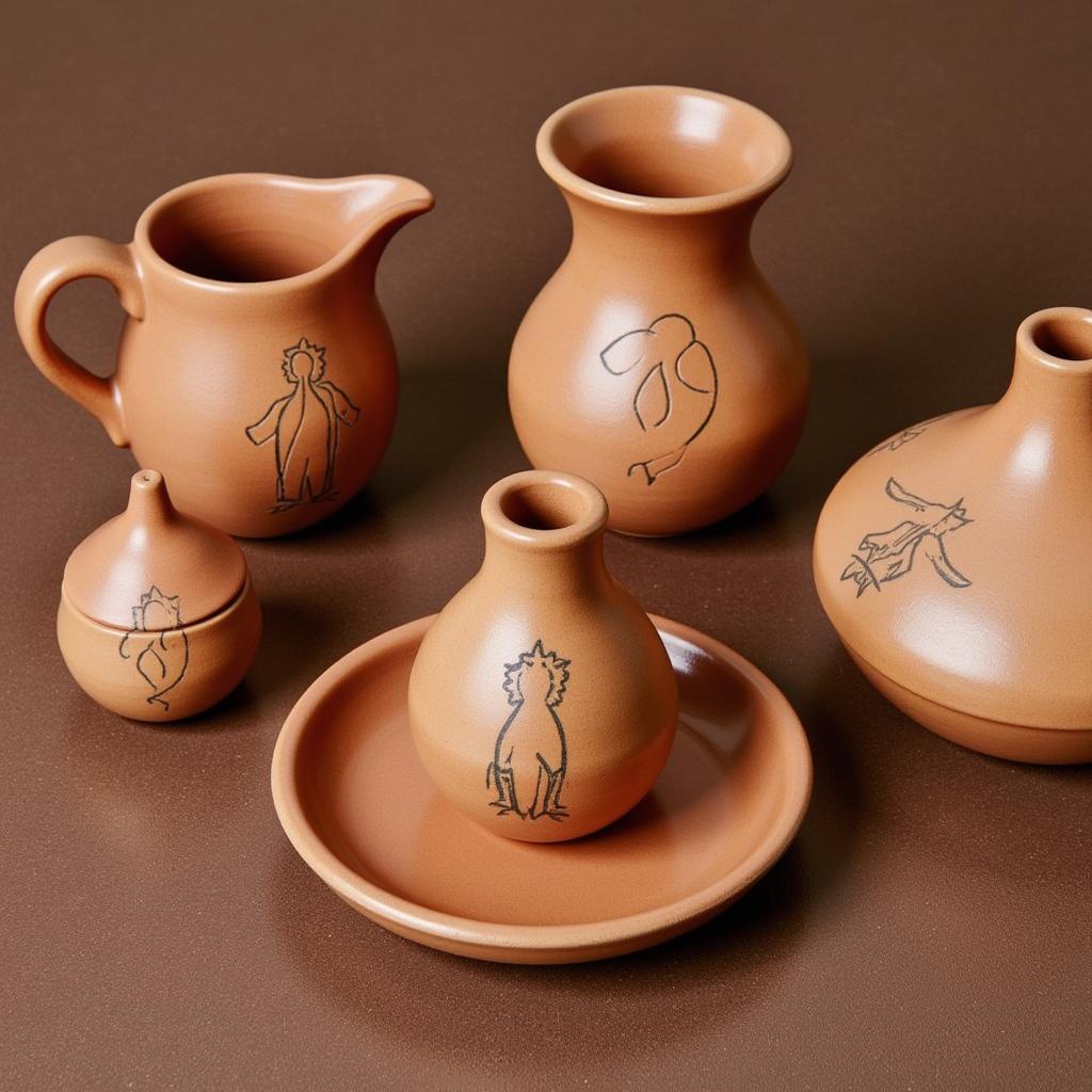 Padre pottery inspired by California missions