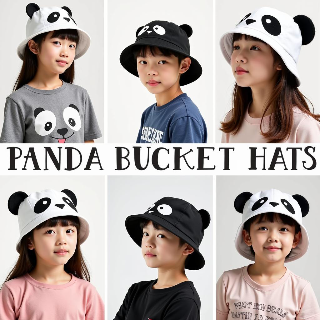 Panda Bucket Hats for Everyone