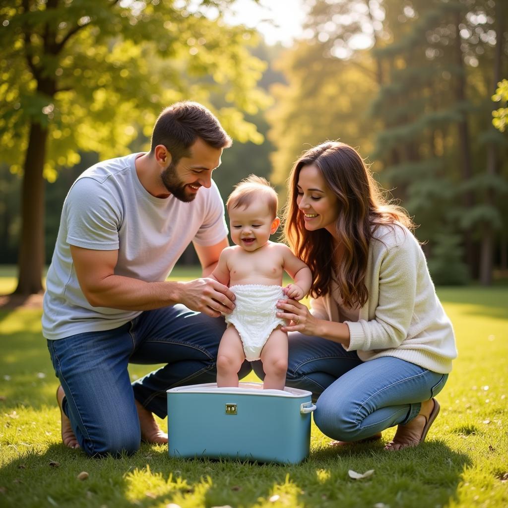 Enjoying Hassle-Free Diaper Changes with Diaper Pods