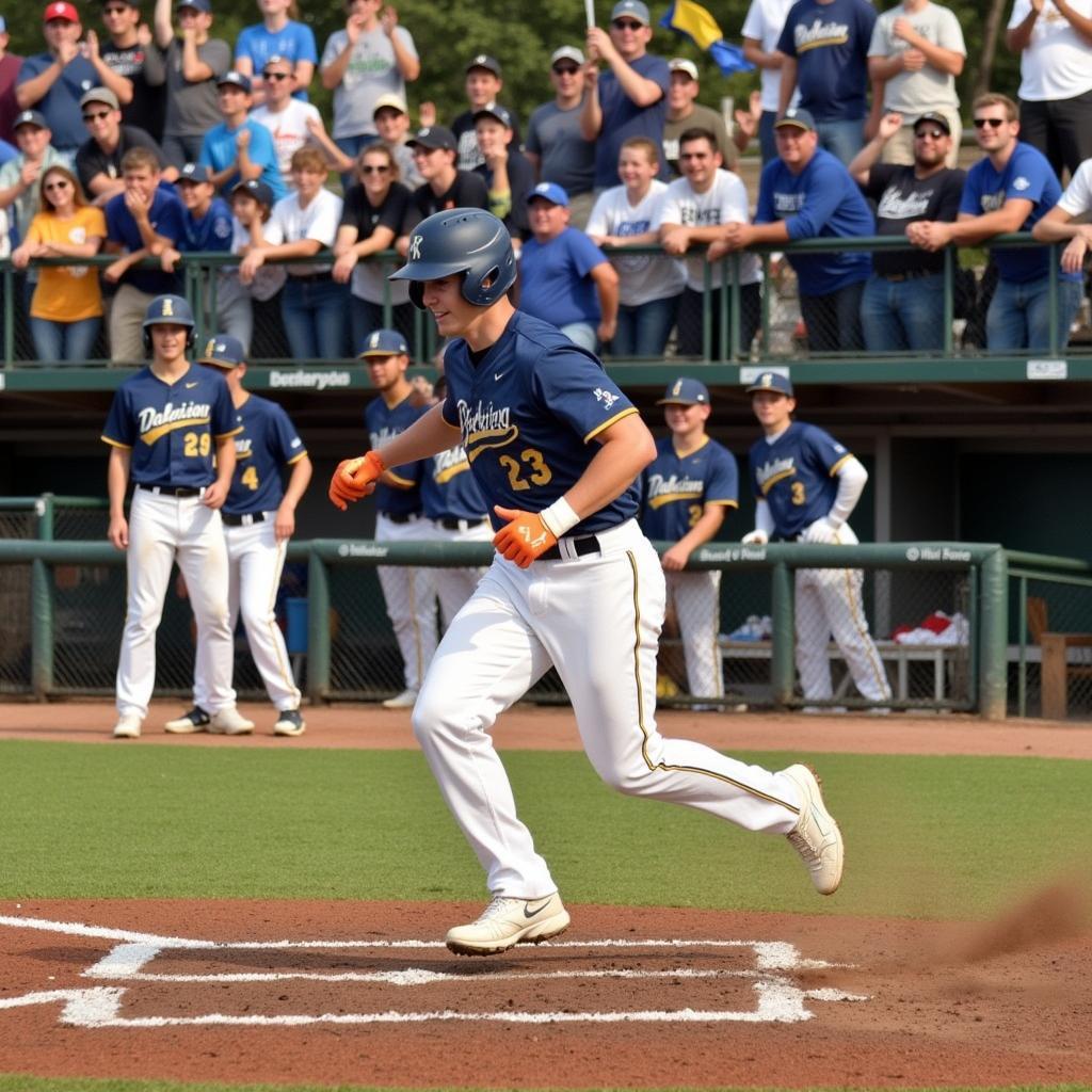 Parkview Panthers Celebrating a Home Run