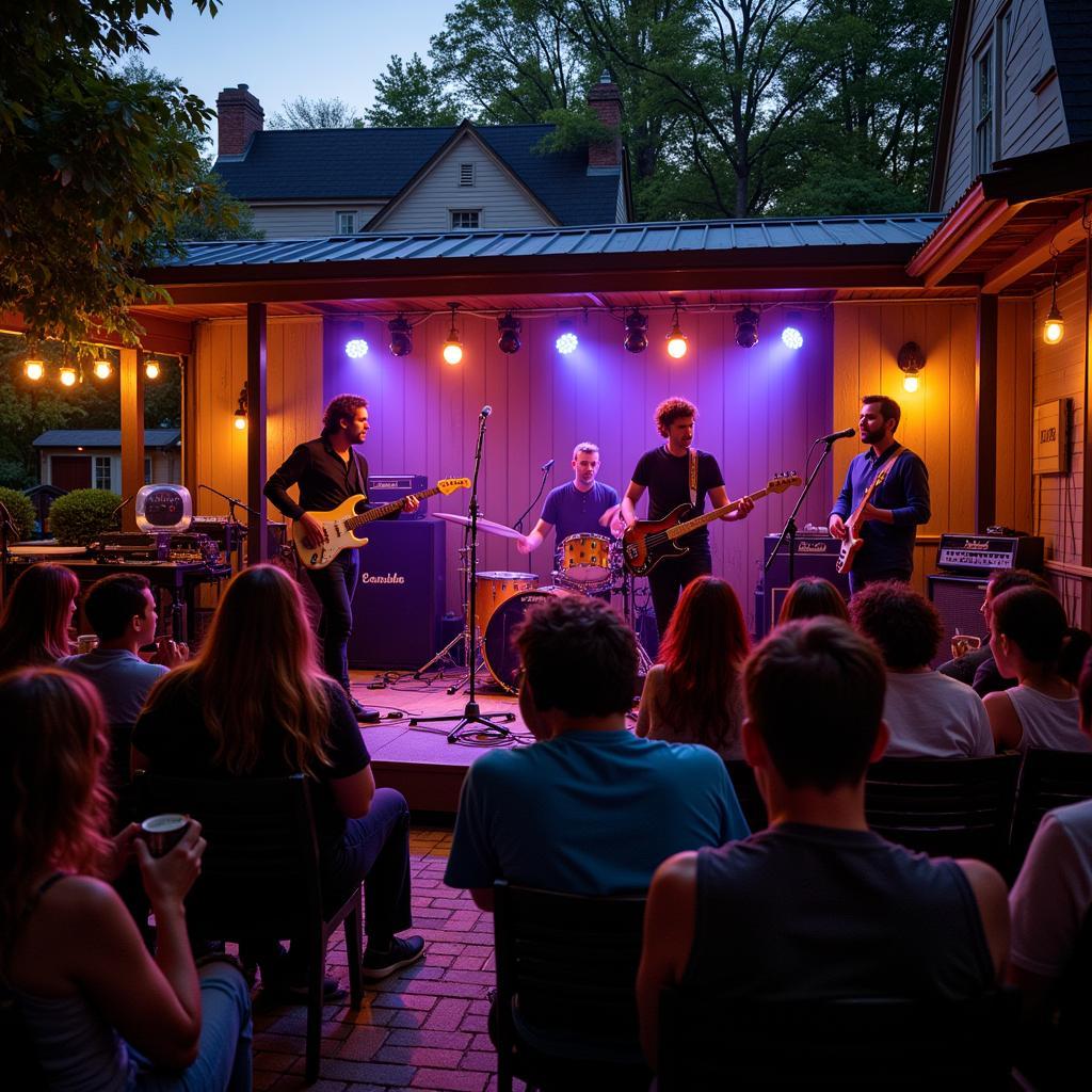 Live Music Performance at Party on the Patio