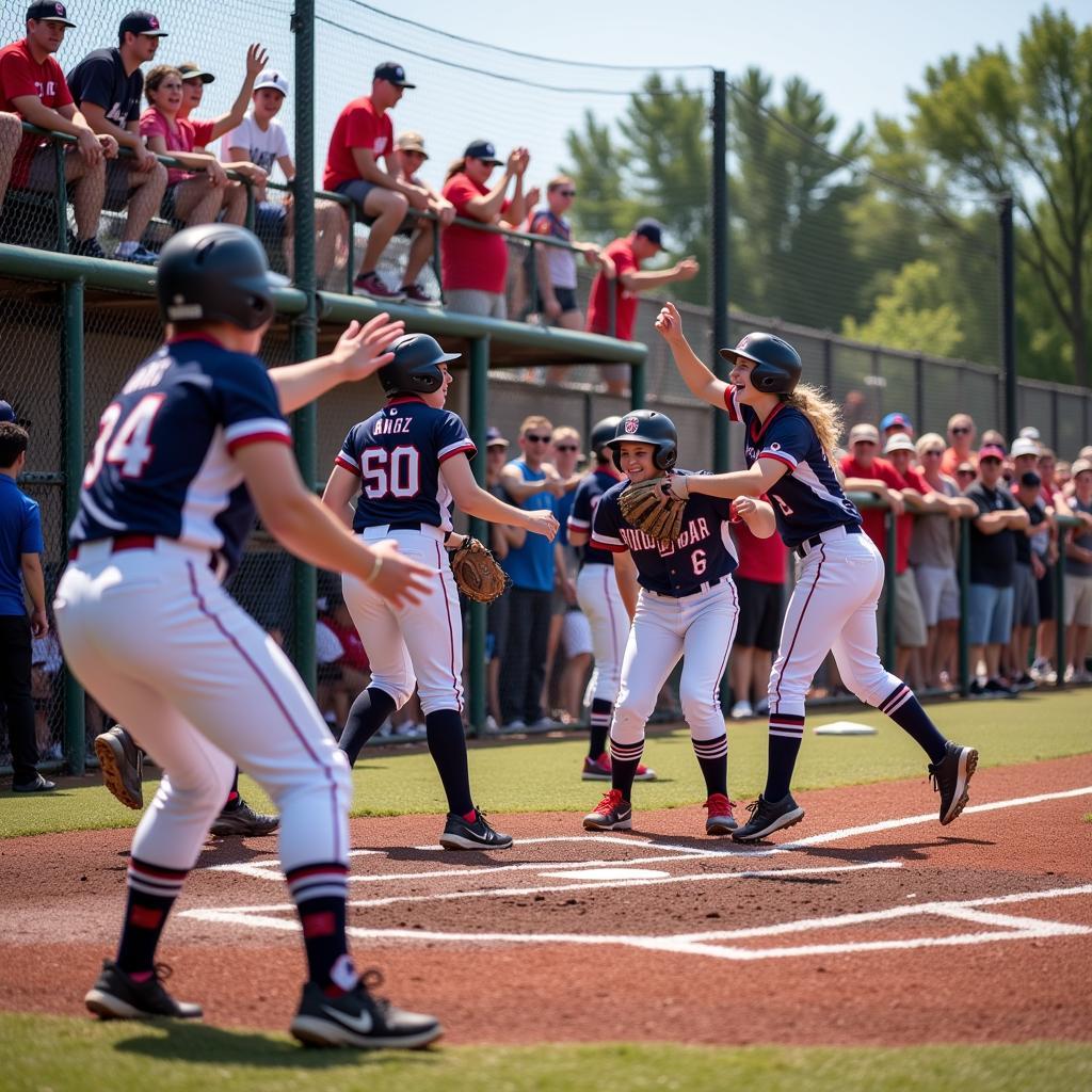 Patriot Games Softball Tournament Atmosphere