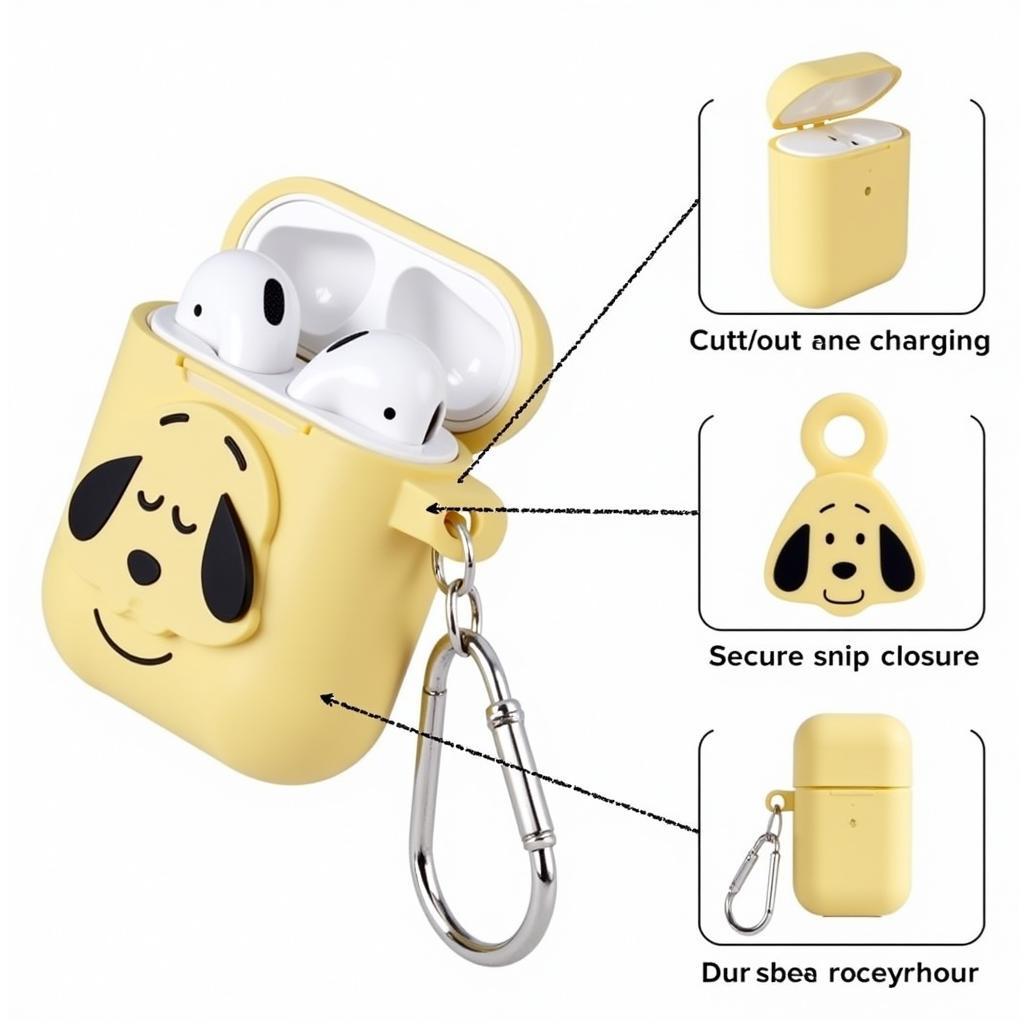 Key Features of Peanuts AirPods Cases