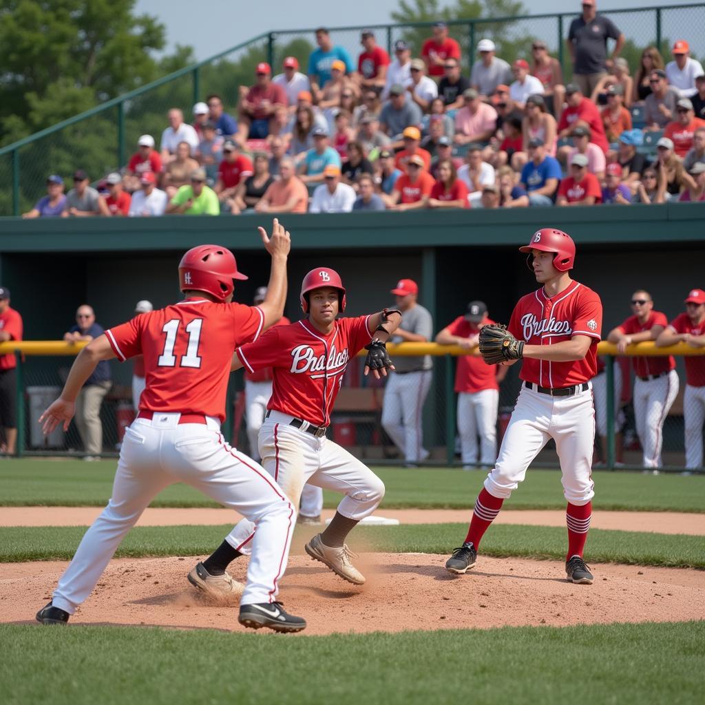 Adult Baseball Game in Pelham