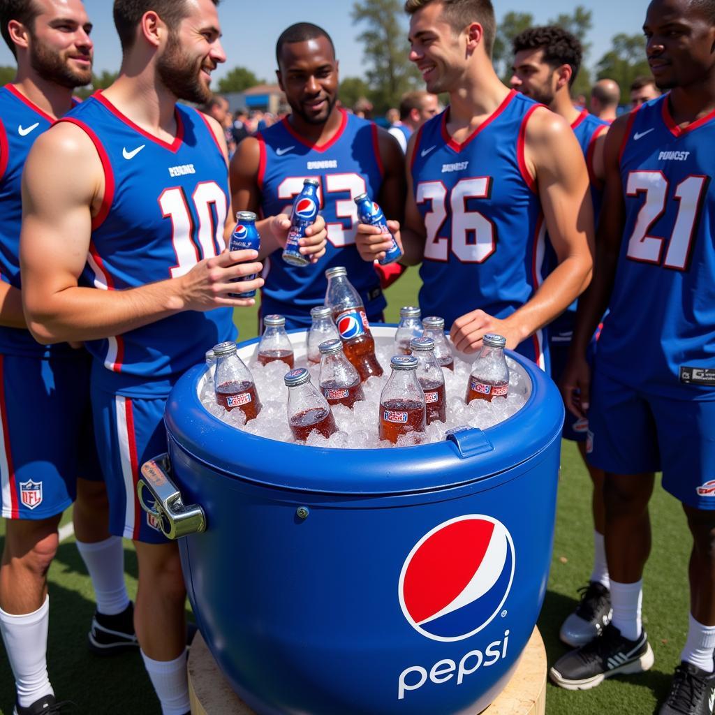 Pepsi Round Cooler for Team Celebrations