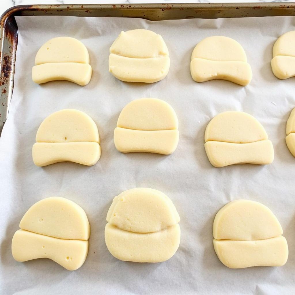 Perfectly Cut Baseball Hat Cookies