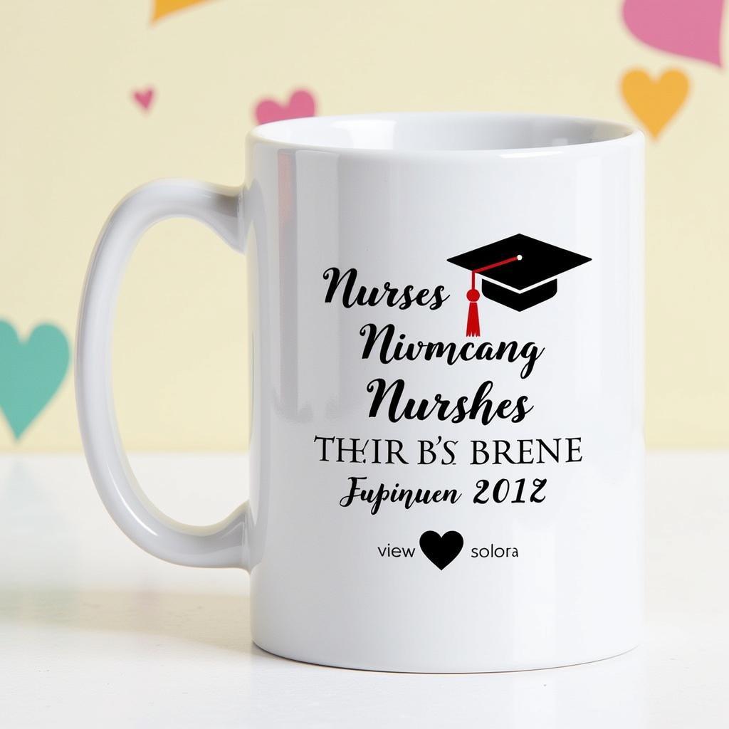 Personalized Nurses Mug for Graduation