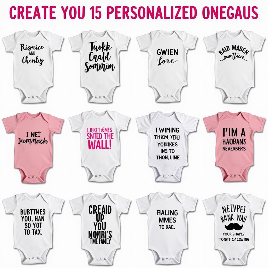 Creative Onesie Designs