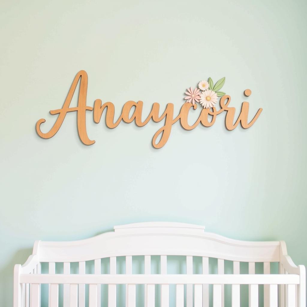 Choosing the Perfect Wood Name Signs for Your Nursery