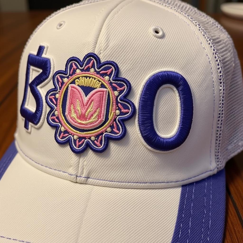 Close-Up View of a Phi Mu Hat