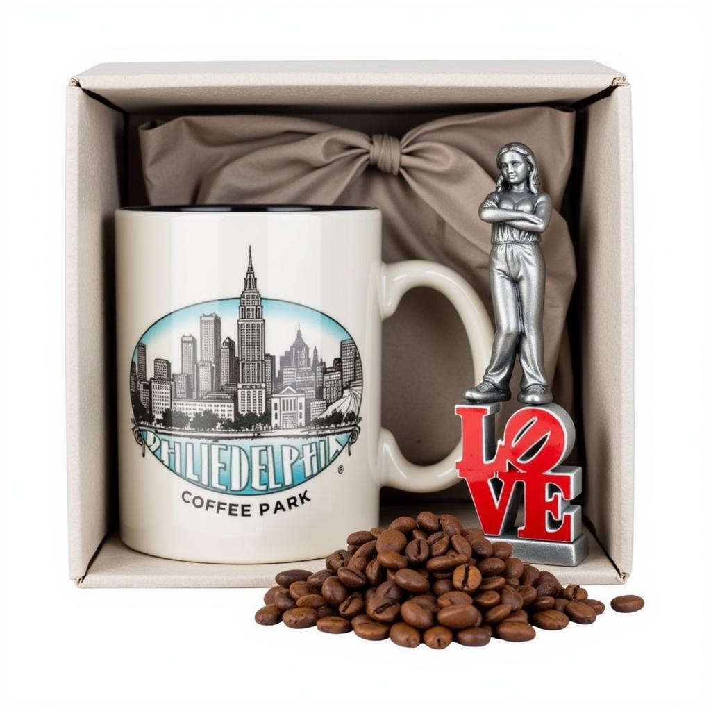 Philadelphia coffee mug gift set