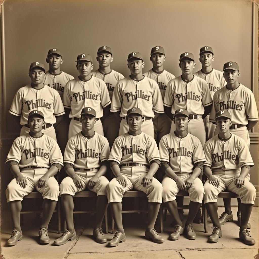 Philadelphia Phillies Early Team Photo