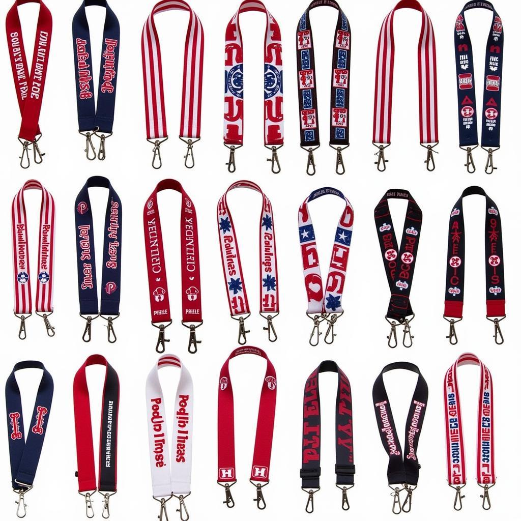 Collection of Philadelphia Phillies Lanyards