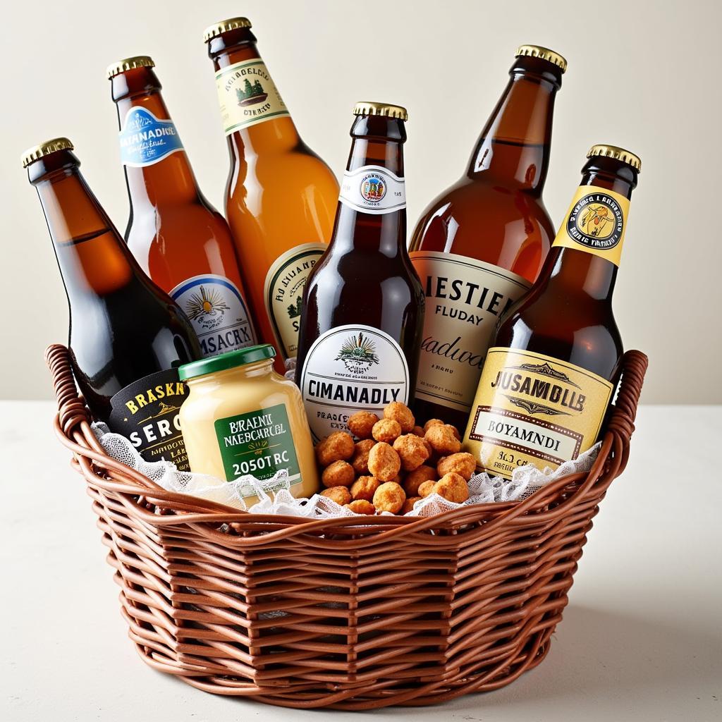 A "Best of Philly" gift basket designed for beer enthusiasts