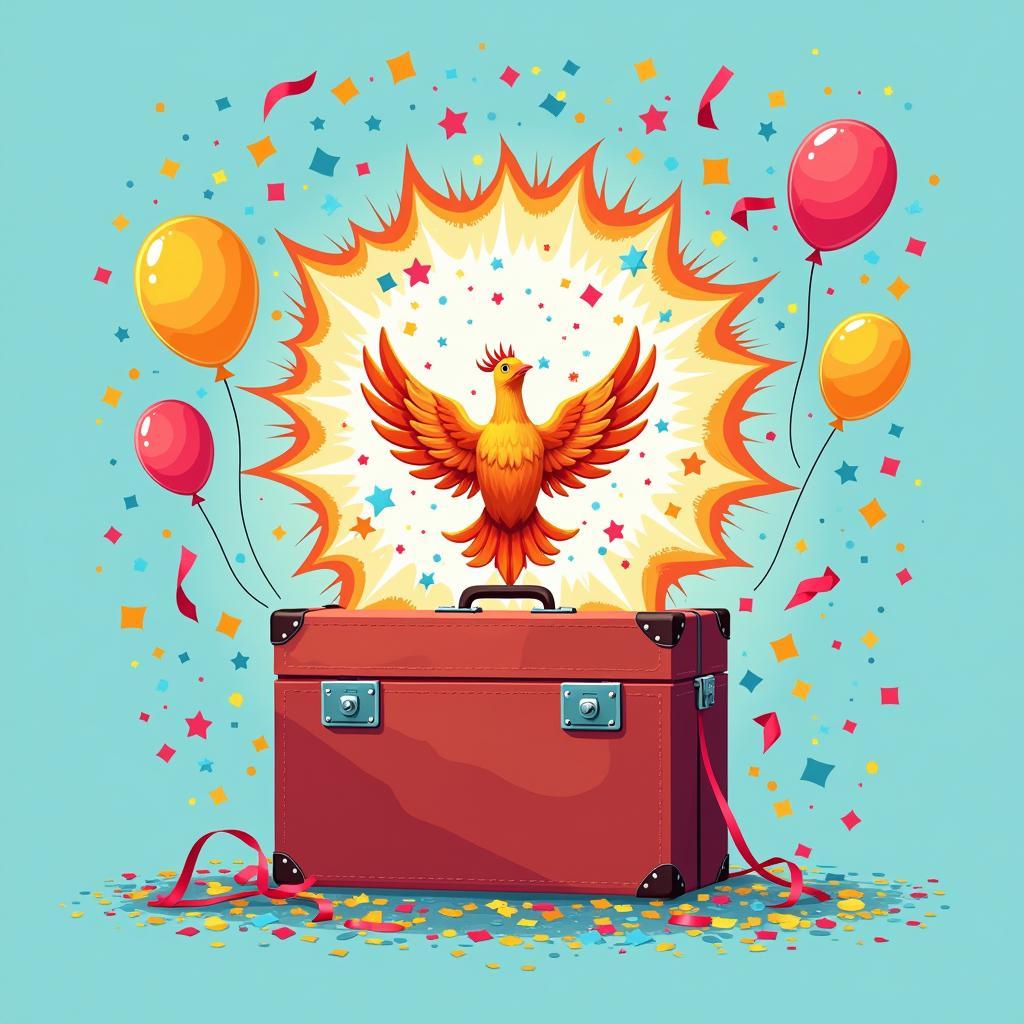 Phoenix Suitcase Party Concept