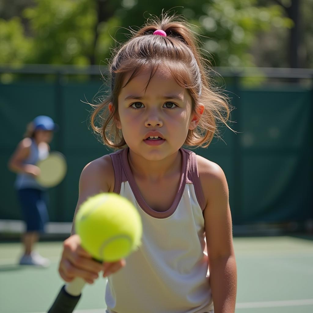 Pickleball Player Visualizing Success