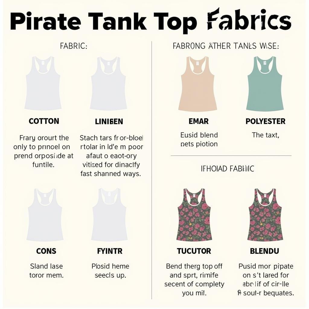 Guide to Pirate Tank Top Fabric Choices