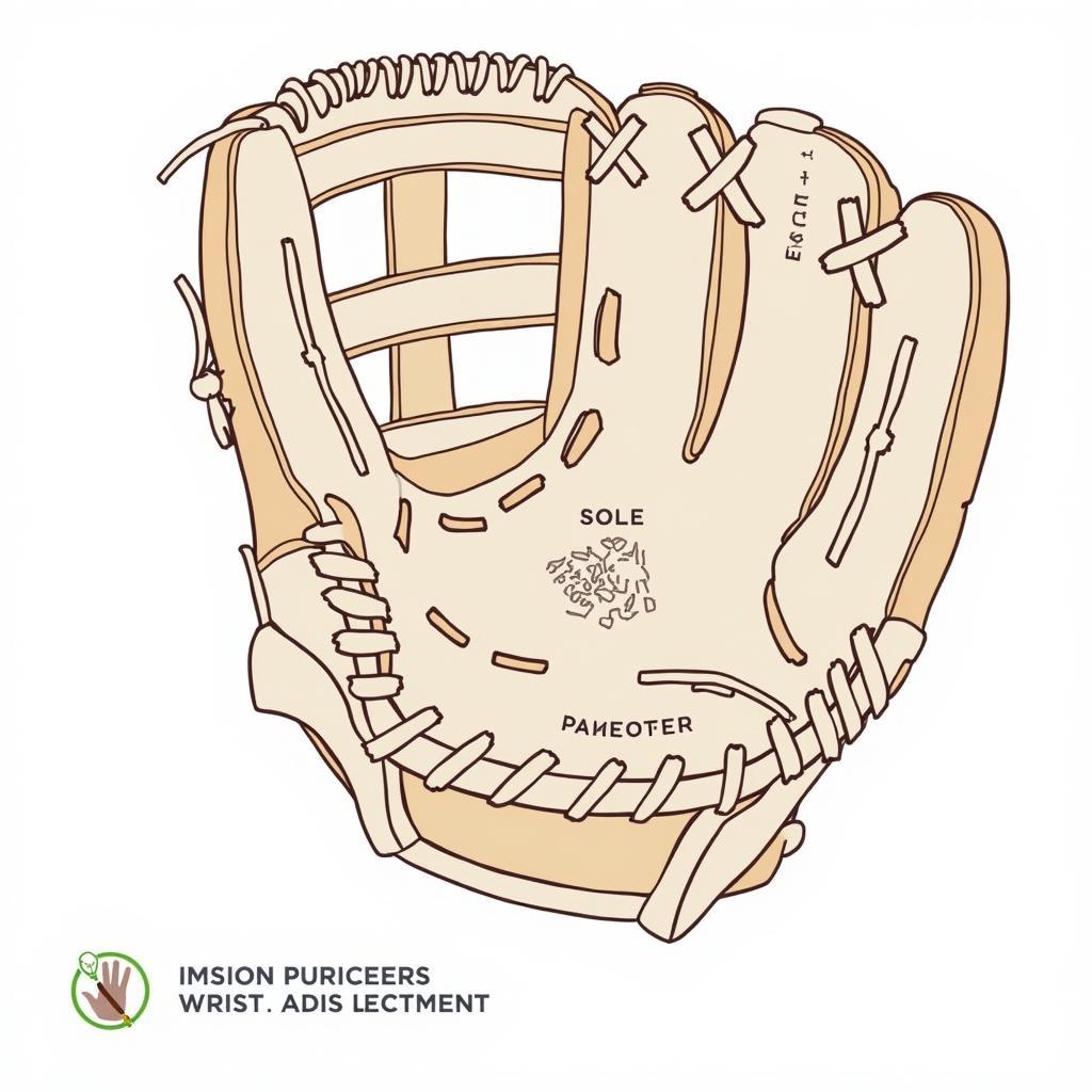 Parts of a Baseball Pitcher's Glove