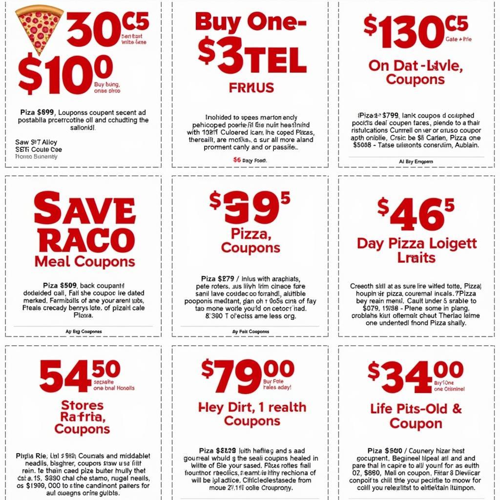 Variety of Pizza Pete Coupons and Deals